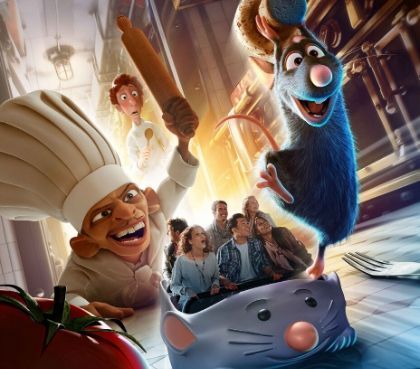 sensationelle ratatouille attraktion on ride disneyland