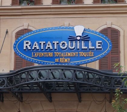 eingang ratatouille attraktion disneyland paris