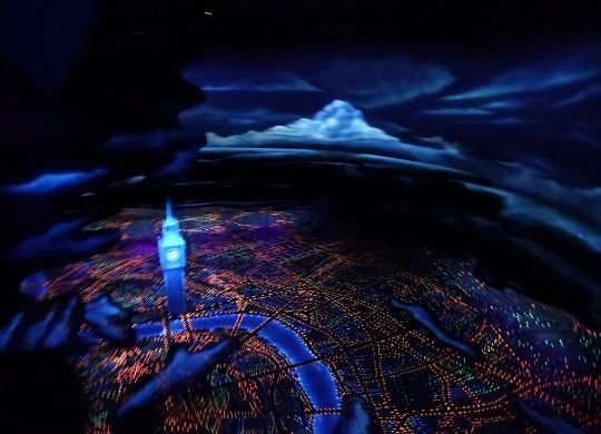 peter pans flight attraktion disneyland paris foto