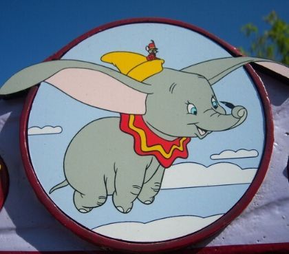 Attraktion Dumbo the flying elephant disneyland Paris