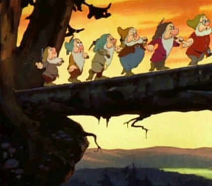 Die Sieben Zwege Blanche Neige Attraktion Disneyland