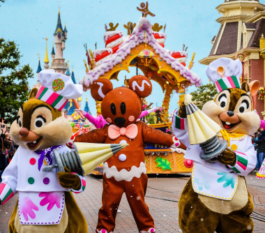 Chip und Chap mit Weihnachten im Disneyland Paris