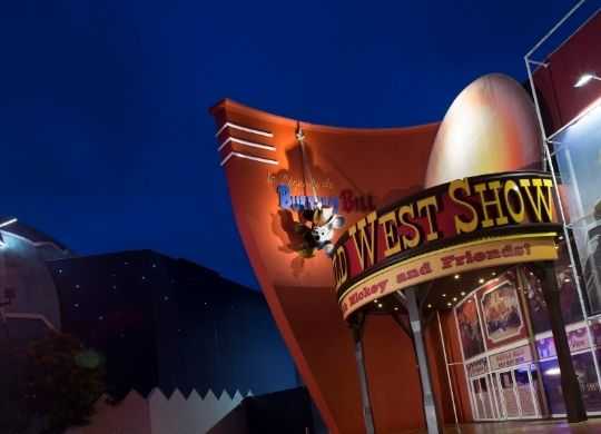 Abschluss der Buffalo Bill Show im Disneyland Paris