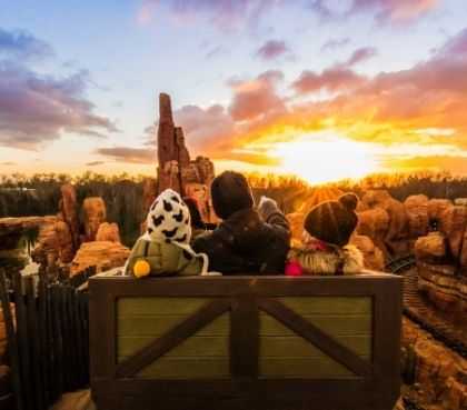 Atemberaubende Aussicht auf Big Thunder Mountain Disneyland Paris